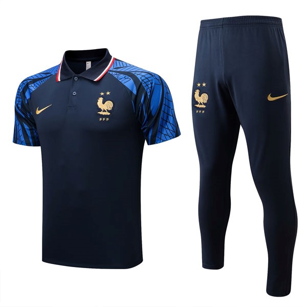 Polo Francia Conjunto Completo 2022/23 Azul